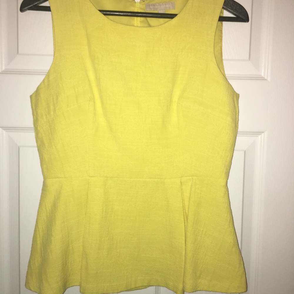Banana Republic Yellow Linen Blouse